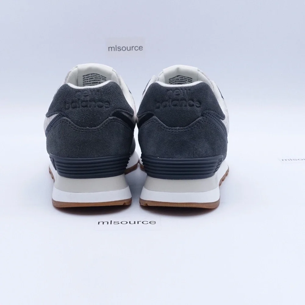 NEW New Balance 574 Sneakers WL574WC Grey/White/Floral - Picture 3 of 15